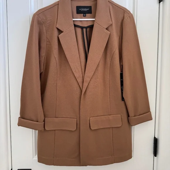 Liverpool Los Angeles / Boyfriend Blazer / Color: Maple / Size L - Picture 2 of 5